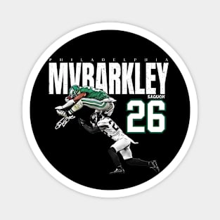 MVP Barkley Saquon #26 Football Cartoon Magnet